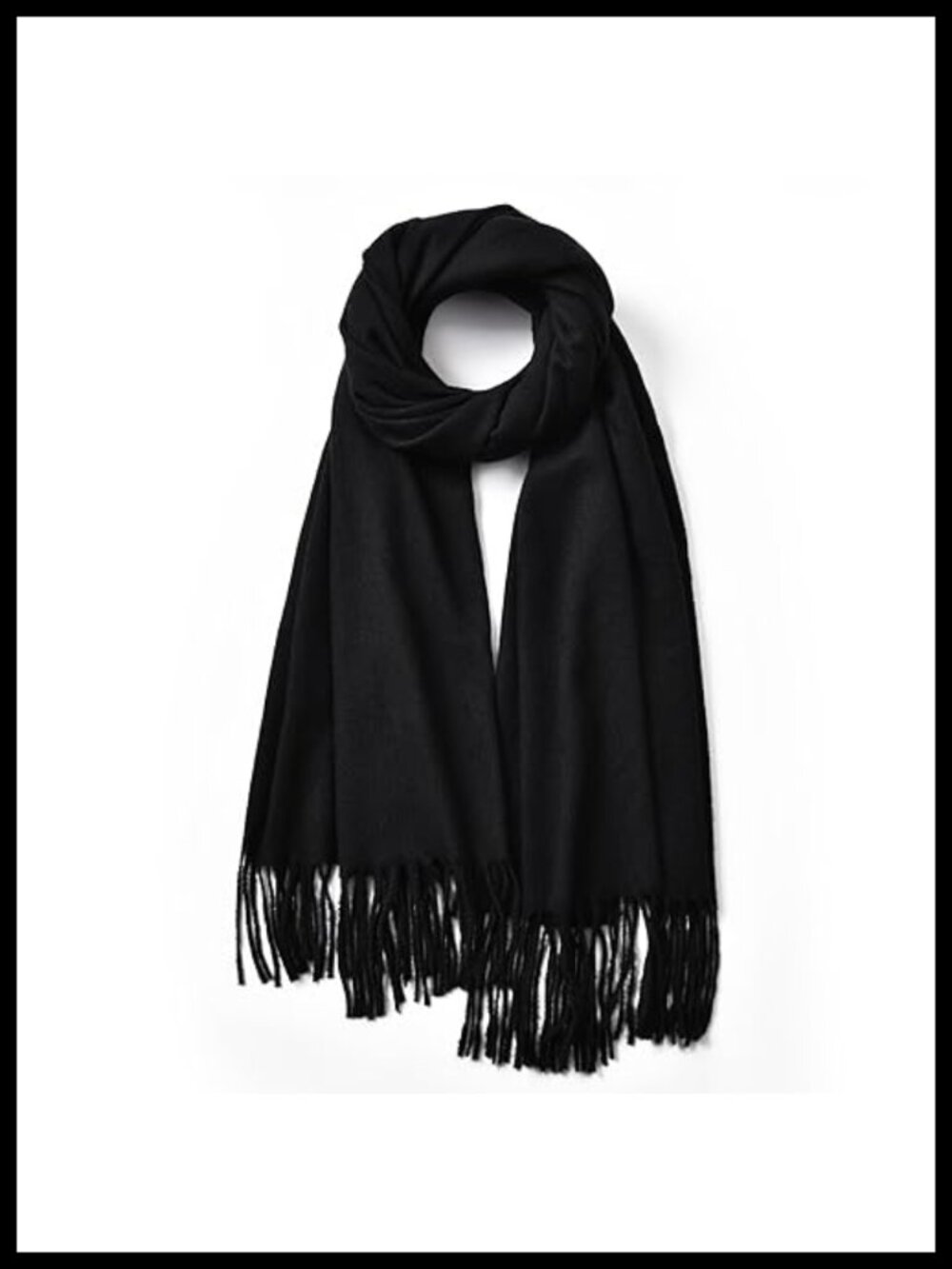 Oversized Long Blanket Plaid Shawl Wrap Winter Scarf Acrylic Pashmina